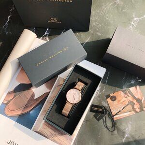 Daniel Wellington Classic Petite Rose Gold Mesh Watch